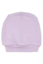 Kız Bebek Lila Yıldızlı Ayıcık Baskılı Patikli Pijama Takımı 0-3 Ay 4