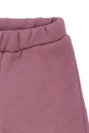 Kız Çocuk Pembe Welsoft Hırkalı Ekru Badili Üçlü Lüks Takım 8