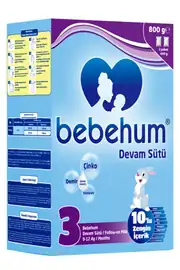 Bebehum 3 Numara Devam Sütü 9-12 Ay 800 gr 1