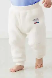 Unisex Ekru Welsoft Peluş Tek Alt 2
