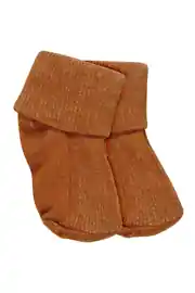 Unisex Beyaz Mavi Kiremit 3'lü Çorap Set 0-6 Ay 2