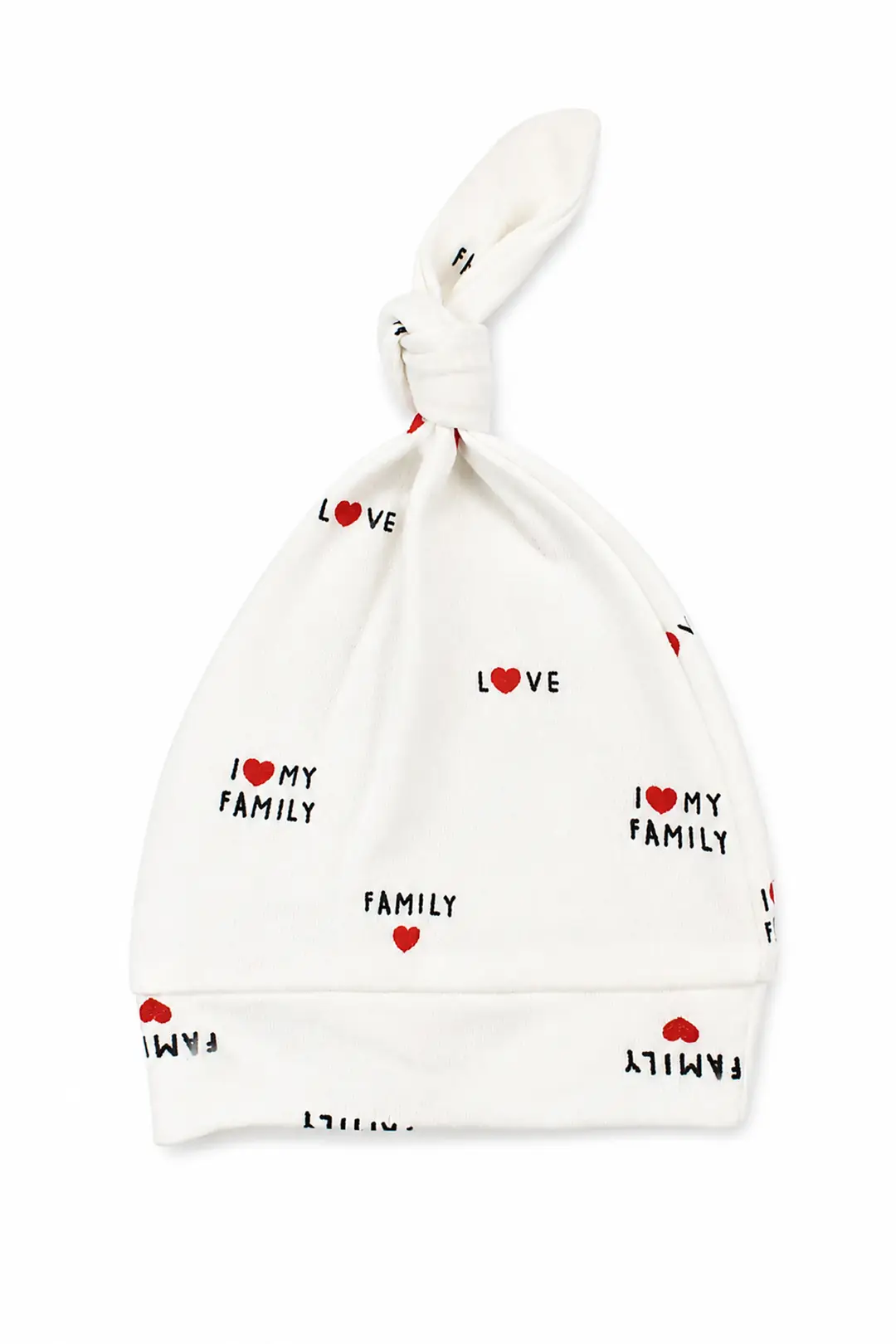 Unisex Ekru I Love My Family Yazılı Puanlı 5'li Hastane Çıkış Seti 5