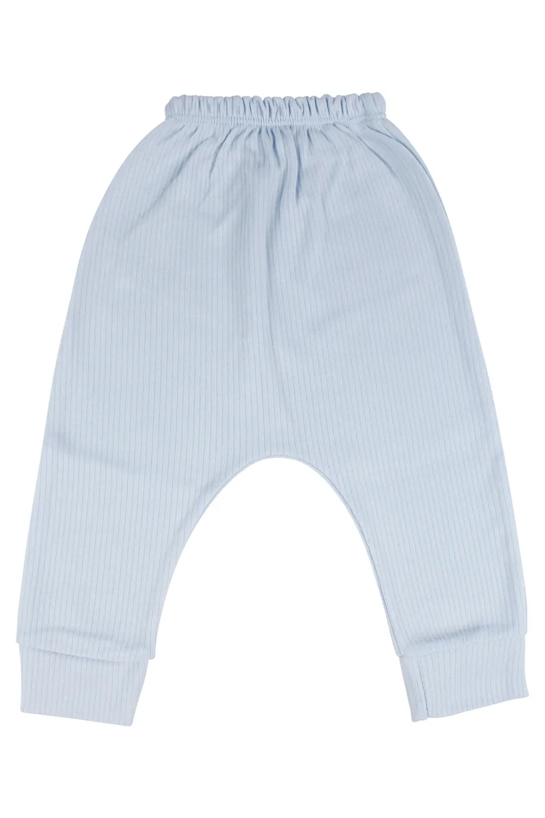 Erkek Bebek Mavi Yeşil Ayıcık Baskılı Pijama Takımı 4