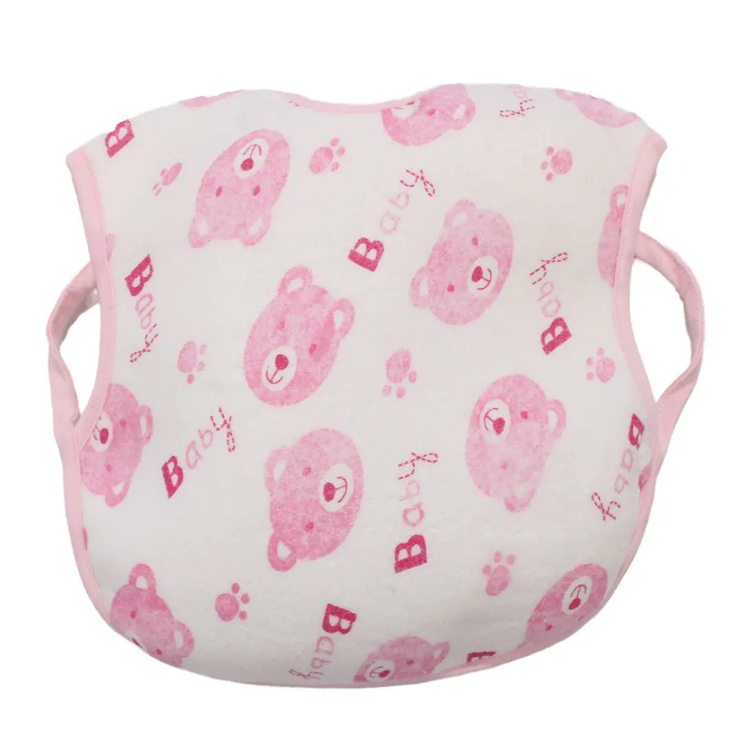 Unisex Pembe Baby Ayı Garson Bağlamalı Su Geçirmez Önlük 1